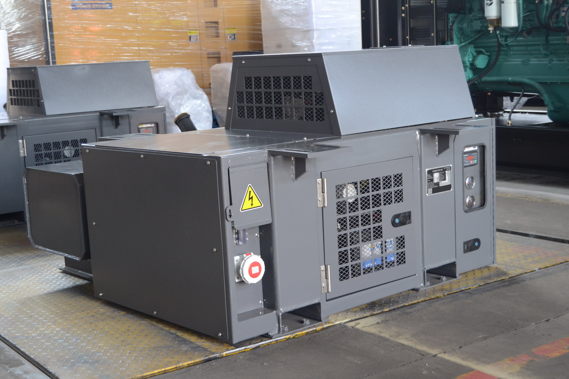 Perkins Kubota Underslung Genset For Reefer Container Genset Clip On RF 4-20