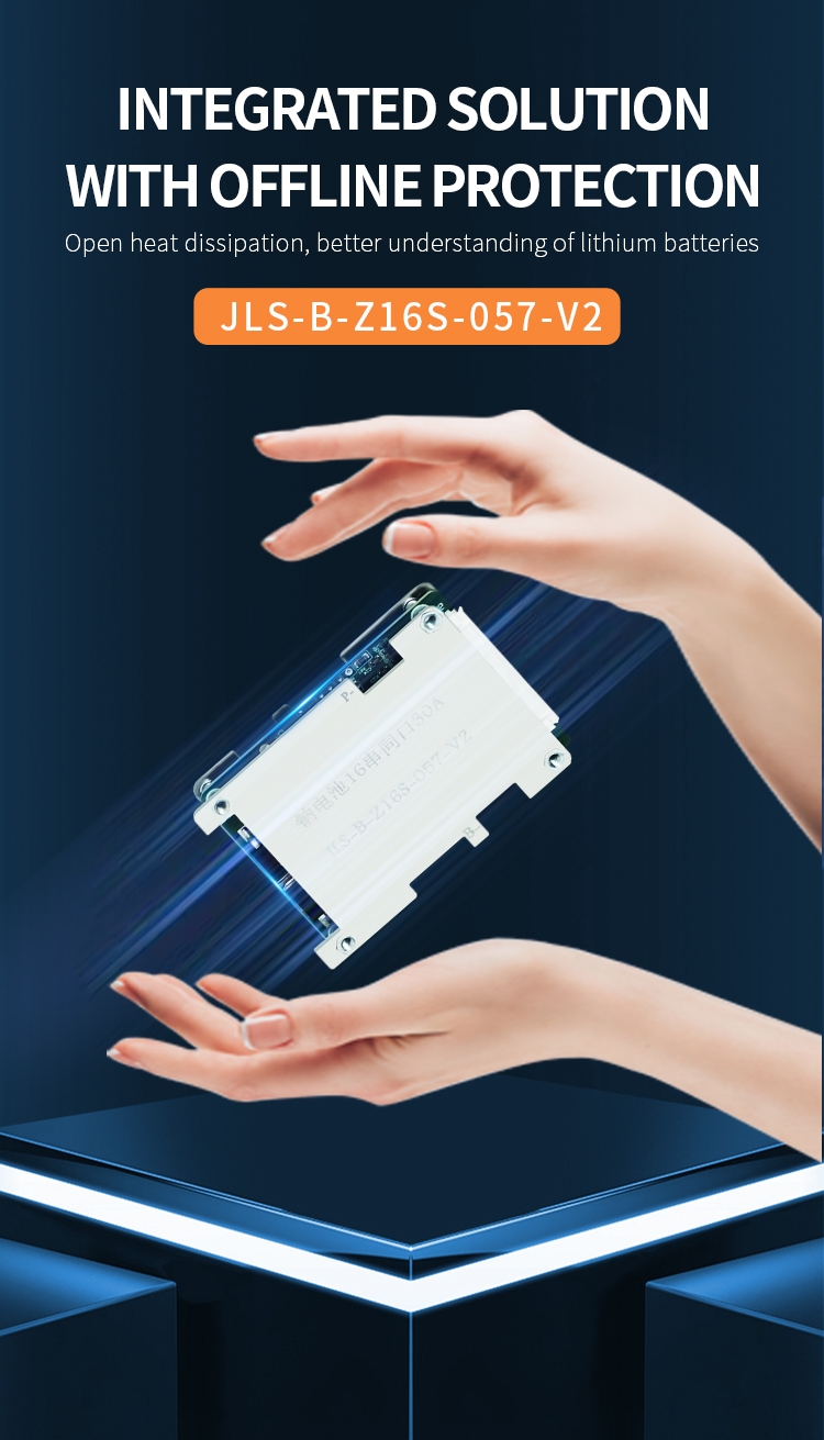 KLS 15s 20a Lifepo4 Bms 48v For 3.2v 15 Cells Lithium Battery Pack With Short Circuit Over Charge Discharge Protection