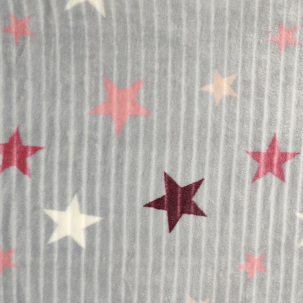 210GSM Printed Blanket Flannel Fabric With 150D / 144F Polyester