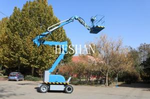 China Mobile Articulated Boom Lift 10m 14m 16m 20m Manlift Cherry Picker on sale