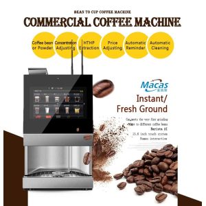 MDB Protocol Commercial Bean To Cup Coffee Vending Machine 2000W