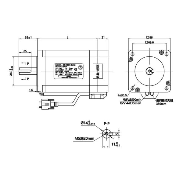 Nema34 Closed Loop Stepper Motor Kit Two Phase 4Nm 8Nm 12Nm 3 Axis High Torque