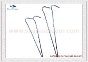 Buy cheap Galvanized Steel Tent Pegs for anchoring tents, canopies, tarps, landscaping or garden plants product