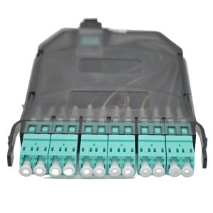 Buy cheap 12-Port LC Optical Cable MPO Cassettes Fiber Box MPO-24Core LC/APC LGX MPO/MTP Module box for FTTH product