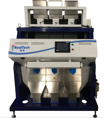 Three chutes CCD RICE COLOR SORTER, high specification color sorting machine for rice