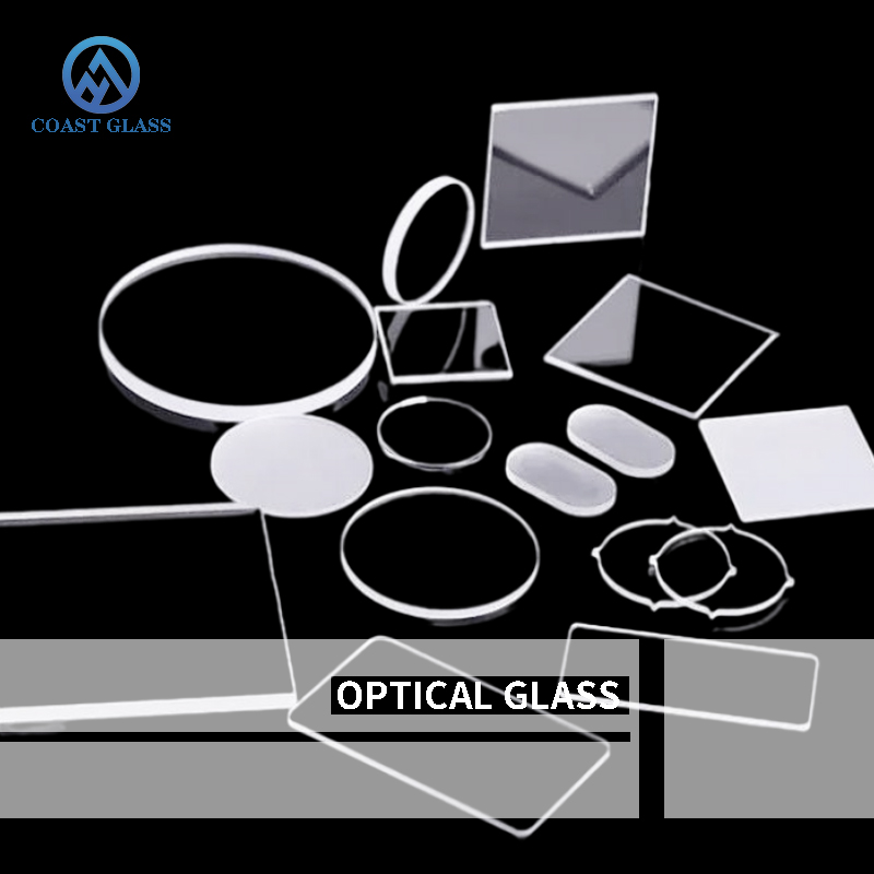 Circular Optical Windows Polished Clear Surface Finish Plate Color Material Fused Silica Quartz Glass