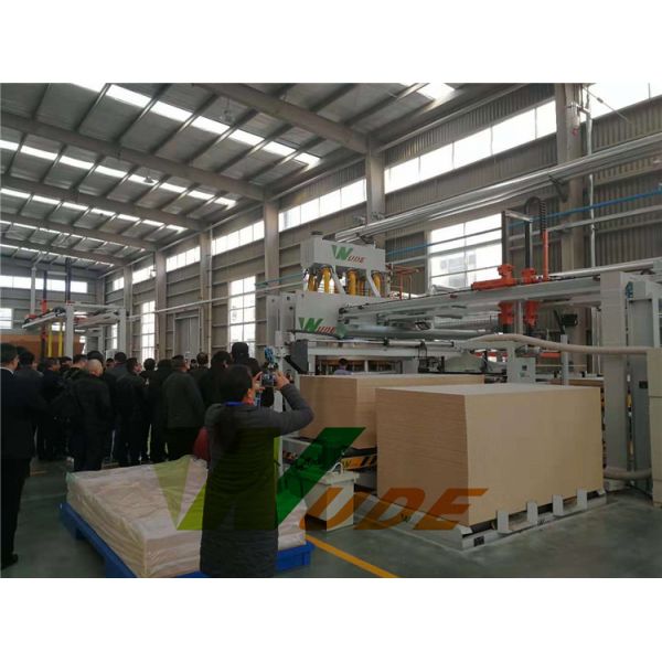 High Capacity Short Cycle Lamination Line Particle Board Hot Press Machine