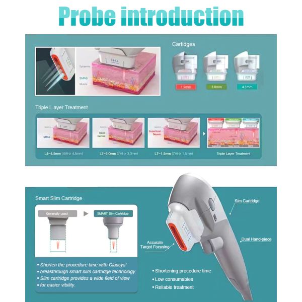HIFU Skin Tightening Machine with Time Difference Protection