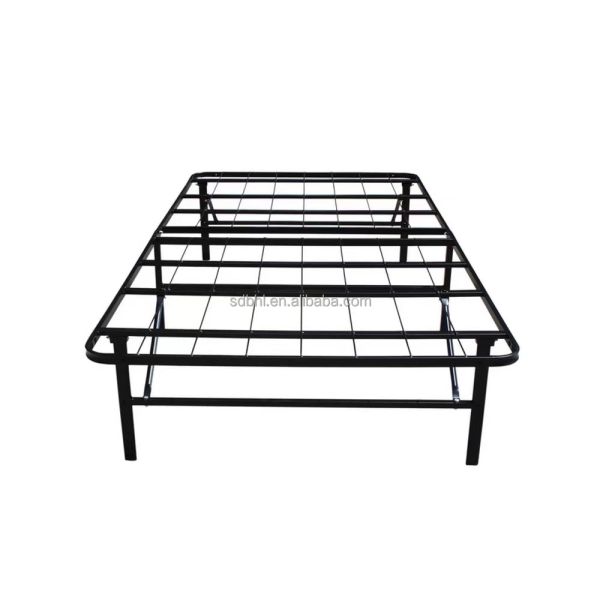 Storage Base Wrought Iron Frames in Black Full Metal Bed Frame Twin Size Bedroom