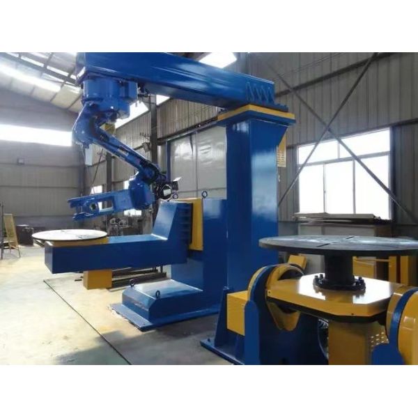 Askawa Automatic Spot Weldi Robot Workcell Work Cell In Robotics Industrial Robotic Arm Arm Automation