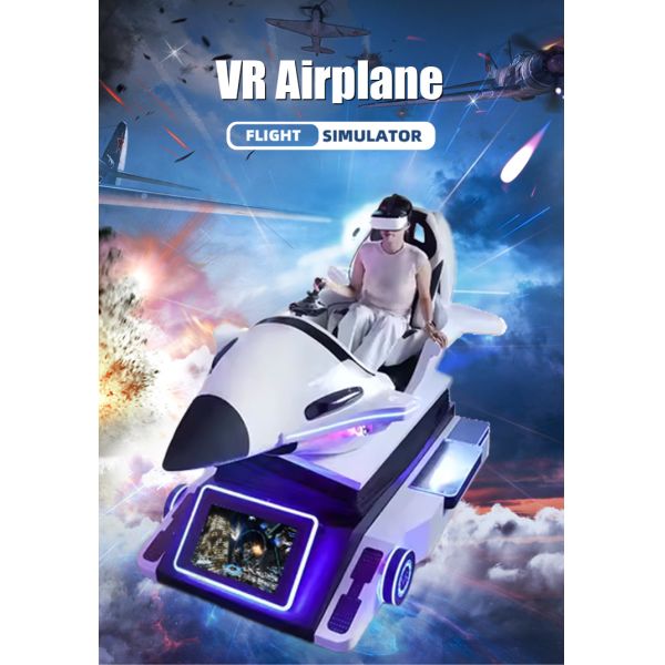 Large 3D Dynamic Flight Simulator 9d VR Fighter Indoor Home Plastic PC Space Capsule Aircraft Game Equipment Shopping Malls