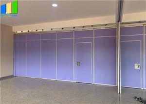 China US Acoustic Operable Room Divider Movable Wooden Partition Wall For Auditoriums on sale