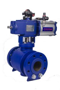 Buy cheap O Shaped Trunnion Type Pneumatic Actuator Ball Valve product