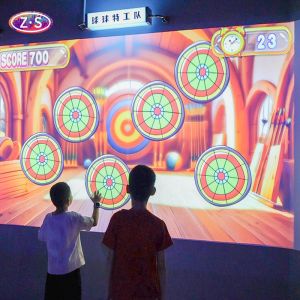 Buy cheap 1024x768 Interactive Throw Wall Ball Projection Game System Durable Laser product