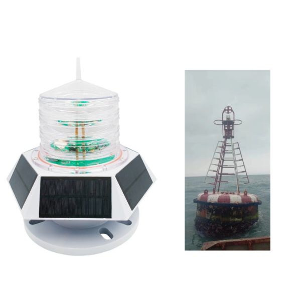 IEC IALA 10AH 6nm Built In Battery Solar Powered Navigation Lights