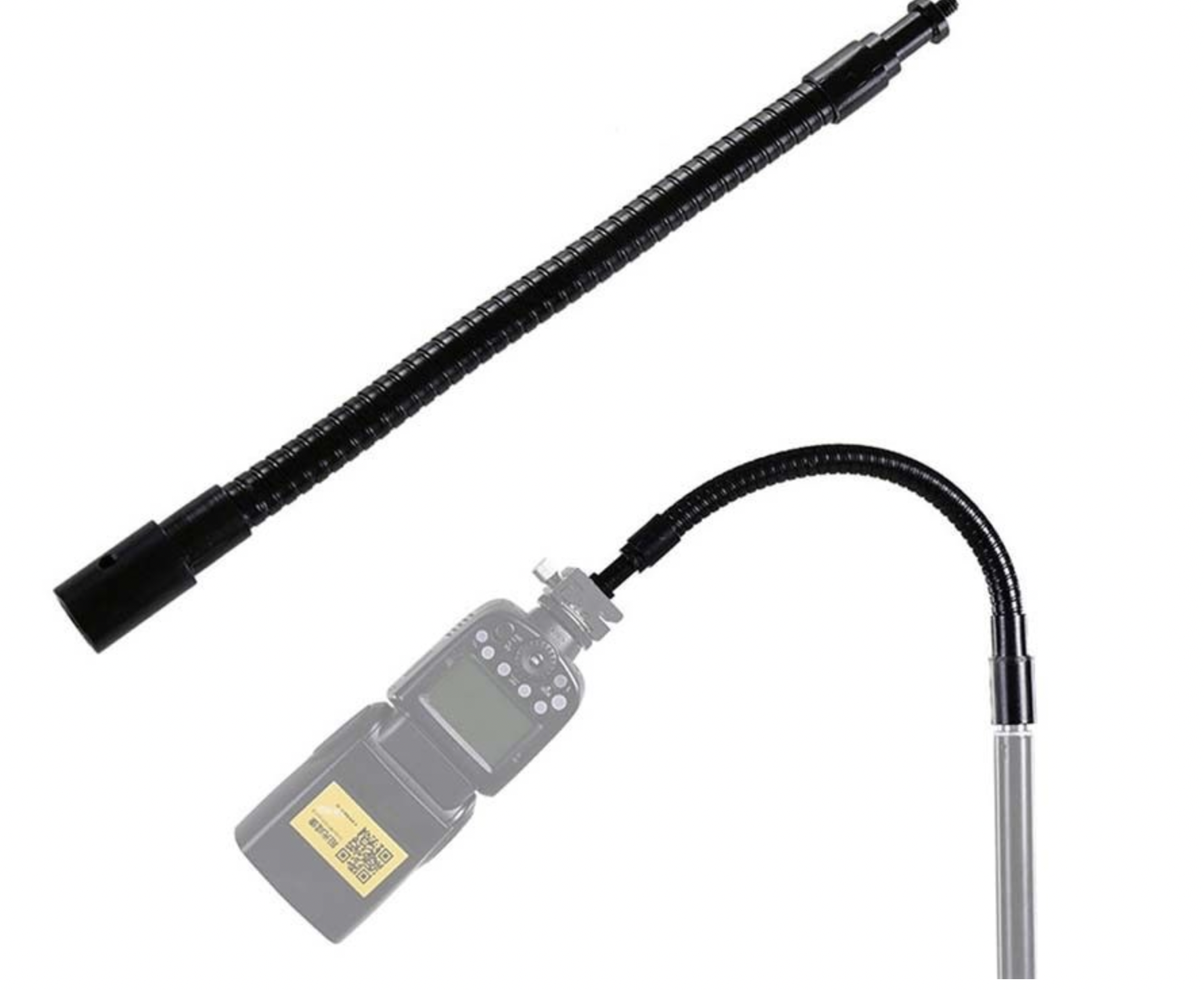 Adapter Flexible Gooseneck Arm Metal Tube Screw Light Stand Arm 27cm 190g