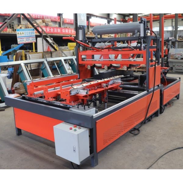 Pneumatic Semi Automatic Pallet Nailing Machine With Palletizer