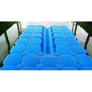 Drive on dock float bricks