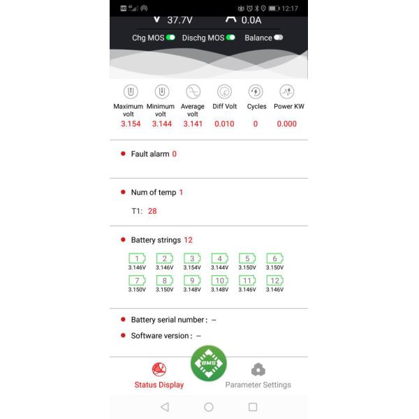 High Current 12.8V 50AH Bluetooth Lithium Battery