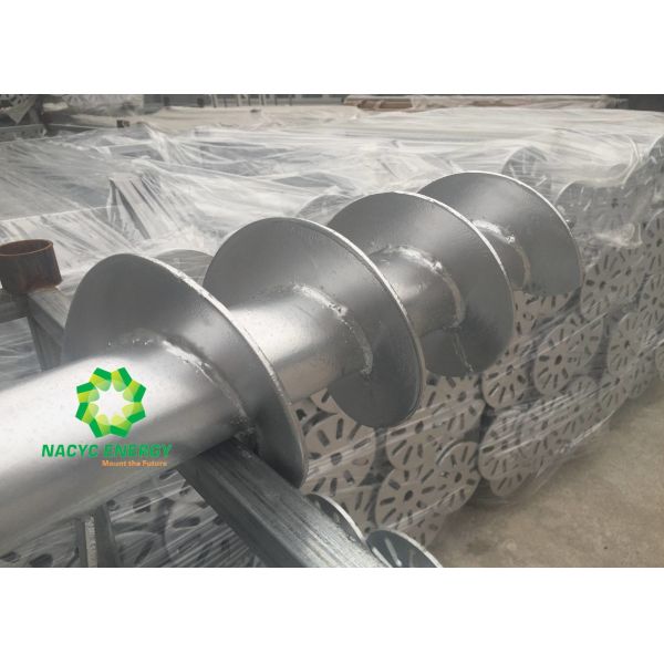 Long Service Life TOP VIP 0.1 USD PV Solar Ground Screws Screw Pile Q235 Steel And SUS304