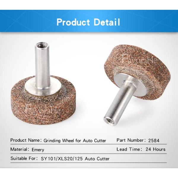 60 Grit 80 Grit Grinding Stone Wheel Sharpener Assy For Textile Cutter Machine