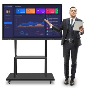 Buy cheap 450cd/M2 Digital Smart Interactive Whiteboard For Video Meeting product