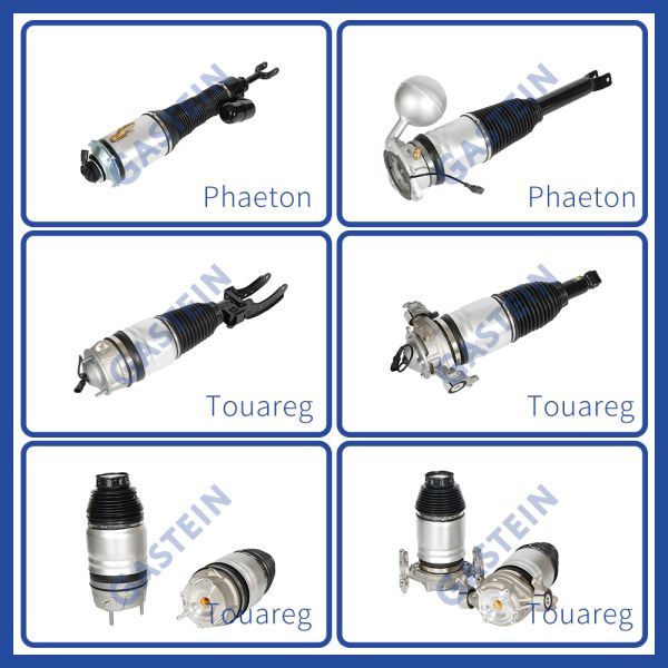 7P6616039N 7P6616040N Front Air Strut Suspension Kits For Touareg