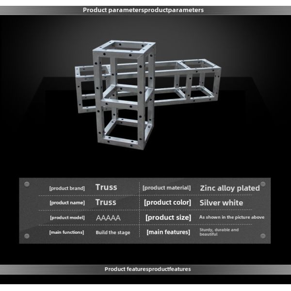 Sturdy Aluminium Stage Truss Welding Aluminum Box Truss For Advertising Display