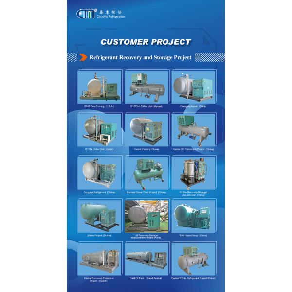 Oil Less Refrigerant Recovery Machine for Large Refrigeration Systems and High Pressure Refrigerants 17