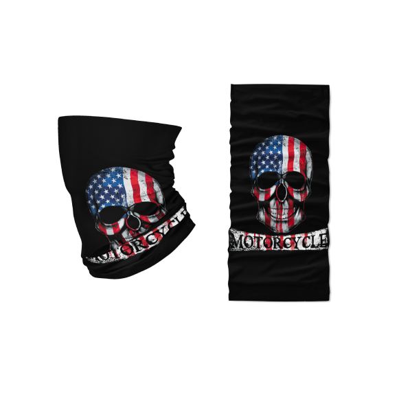 Vintage Printed Men Cool USA Flag Custom Tube Bandanas