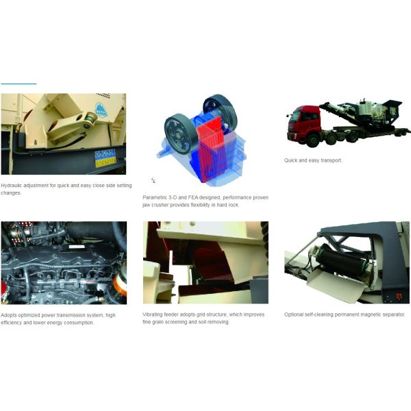 800t/H Mining Construction Mobile Jaw Crusher