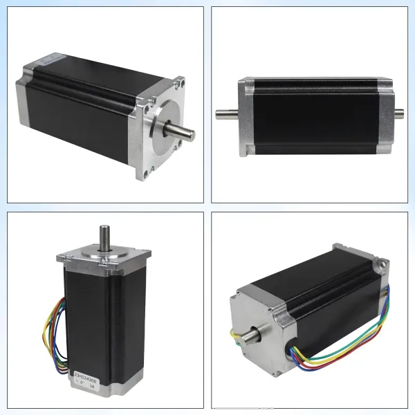 Dual Shaft CNC Controller Kit MACH3 Nema23 Stepper Motor USB 4 Axis 112mm