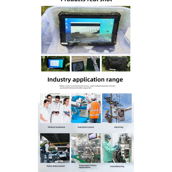 10.1in Rugged Industrial Touch screen Tablet Lightweight Windows 10 Tablet