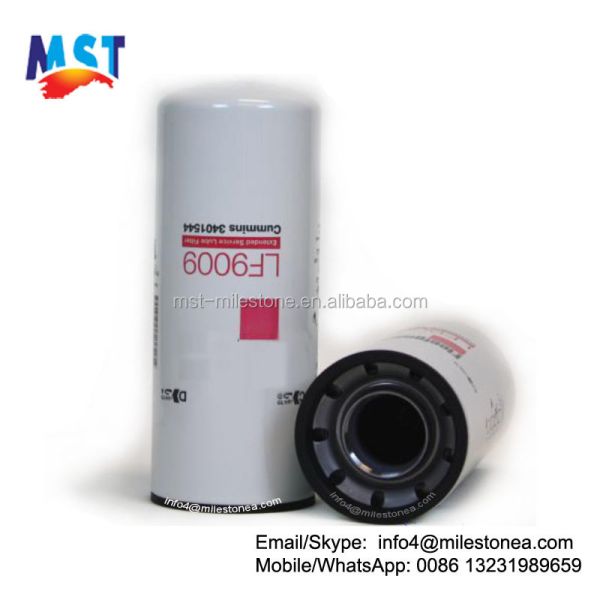 Hot lube oil filter element LF9009