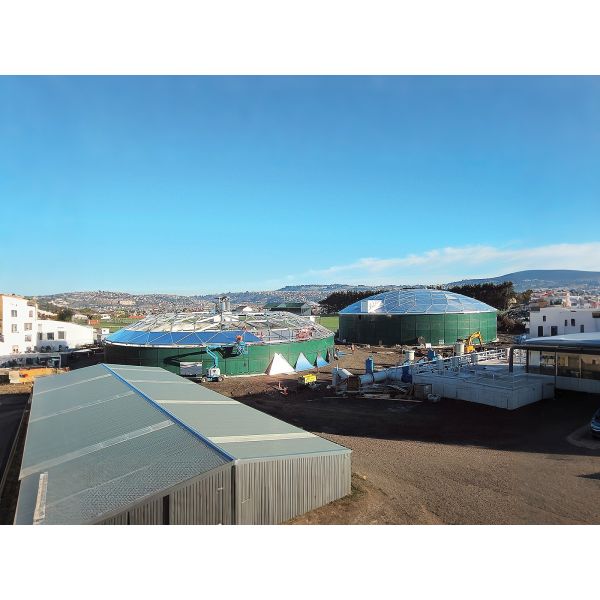 Steel Bolted Panel Tanks Customizable RAL5013 Cobalt Blue Color For Chemical Industry