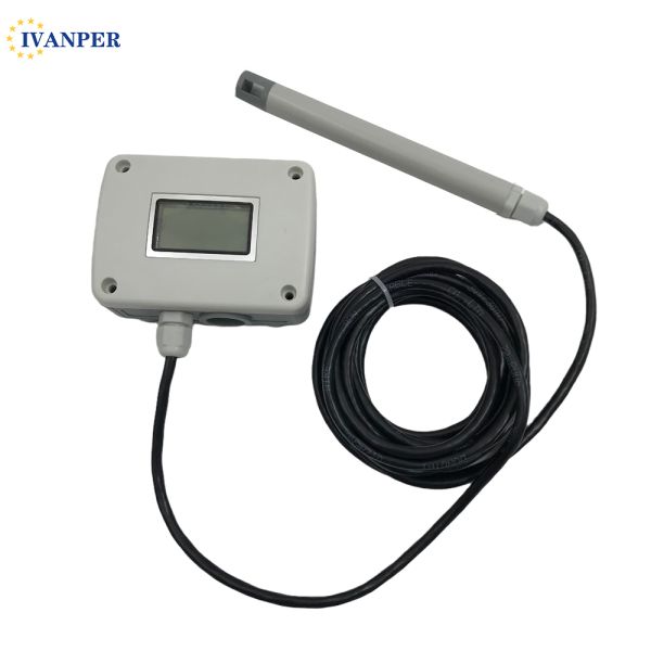 Versatile Duct Mount Humidity Sensor with 4 20mA / 0 10V Output Measure Range 0-30m/s