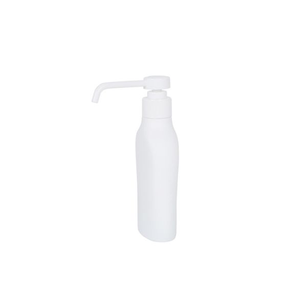White HDPE Shampoo Pump Bottle 200ml 1.6cc Lotion
