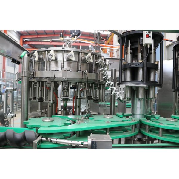 Carbonated Beer Filling Machine 15000BPH Automatic Liquid Filling Line