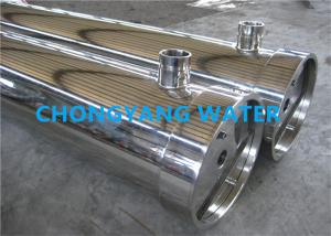 China 8 Inch Stainless Steel RO Membrane Housing 4021 4040 Ss Cartridge Filter Housing on sale