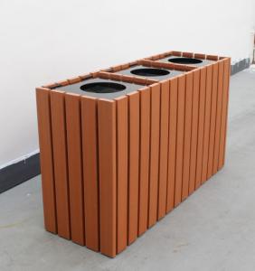 Buy cheap Commercial Recycling Containers Outdoor With 3 Bins 700mm Height product