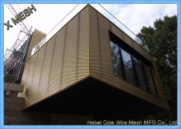 Stainless Steel Flattened Expanded Metal Sheets With Diamond Openings Window Protection