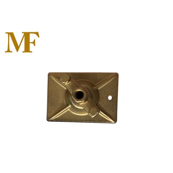 Quality Rectangle Shape 17mm Concrete Formwork Tie Nut Galvanized for sale