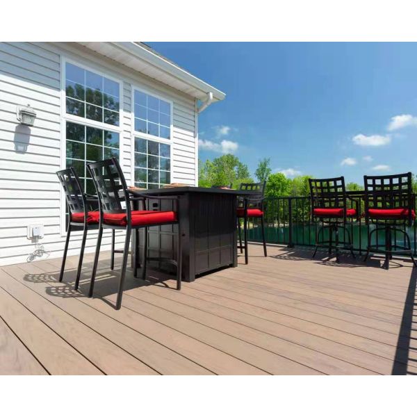 Anti Pests WPC DIY Decking 140 X 40mm Hollow Diy Composite Decking Tiles