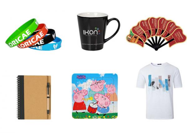 Quality Promotional Company Advertising Gifts Novelty Product With Cups / Fans / T Shirt for sale