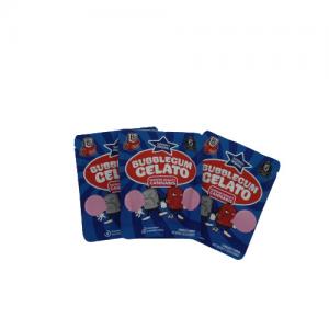 Buy cheap Waterproof Label Mylar weed Bags Candy Packaging Zipper Stand Up Mylar Bags product