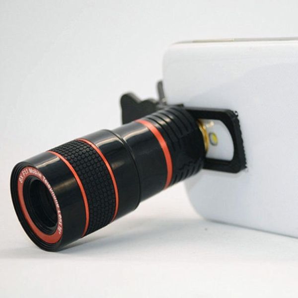Clip 12X Zoom Mobile Phone Telescope Lens Telephoto External Smartphone Camera Lens For IPhone For Sumsung For Huawei