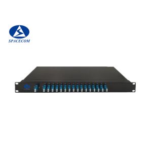 Buy cheap 16 Channels DWDM Mux Demux With LC In 1U Rack Mount Chassis product