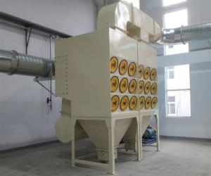 Sand Blast Room Dust Collector Machine , Cartridge Filter Industrial Dust Collection Systems Low Noise