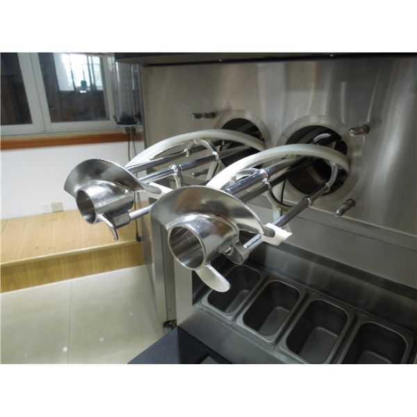 Floor Standing Italy Ice Cream And Frozen Yogurt Maker Big Capacity ETL USA Standard