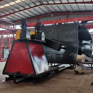 China 3 Phase 380V 50Hz Roto Mold Machine Gearing Air Blowing on sale